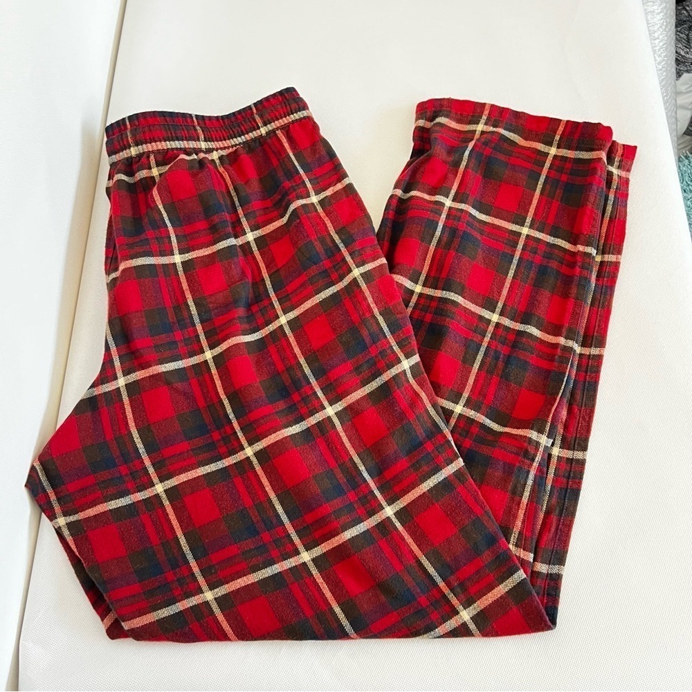 UGG Steiner Pajamas Pants Plaid Red Multicolor Size XL Flannel